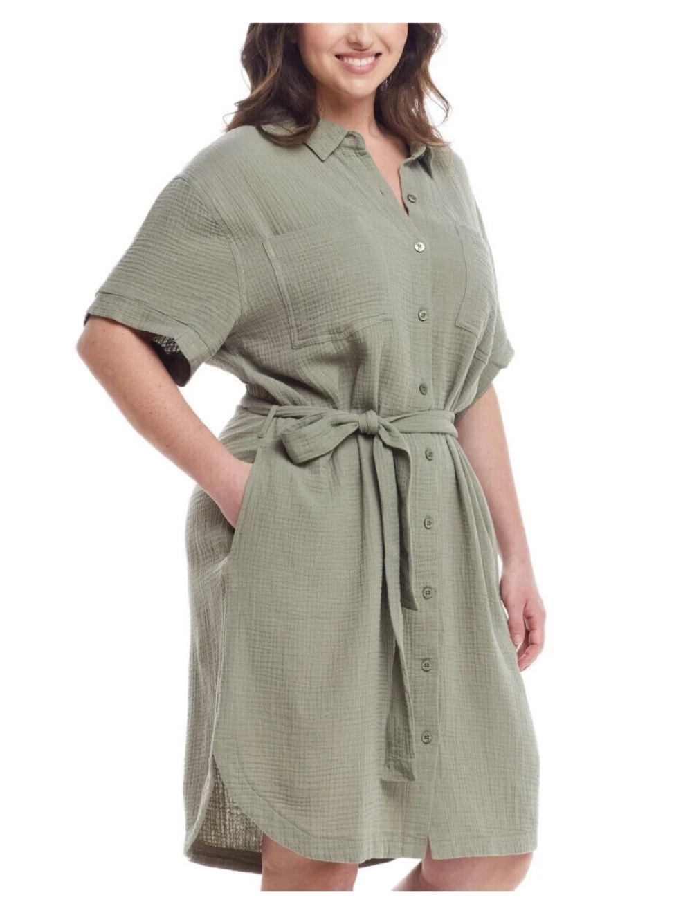 Weatherproof vintage gauze dress large